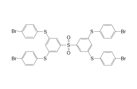 Bis(3,5-bis(4-bromophenylsulfanyl)sulfone