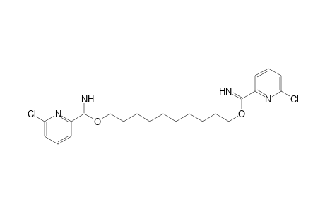 2-Pyridinecarboximidic acid, 6-chloro-, 1,10-decanediyl ester