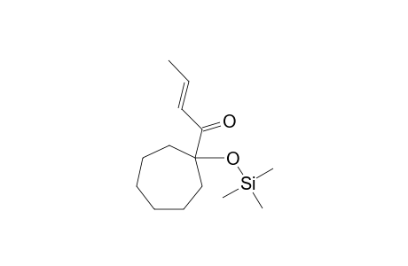 1-(1'-((Trimethylsilyl)oxy)cycloheptyl)-2-buten-1-one