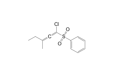 1-Chloro-3-methyl-1-phenylsulfonyl-1,2-pentadiene