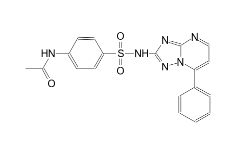 N-(4-{[(7-phenyl[1,2,4]triazolo[1,5-a]pyrimidin-2-yl)amino]sulfonyl}phenyl)acetamide