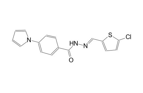 N'-[(E)-(5-chloro-2-thienyl)methylidene]-4-(1H-pyrrol-1-yl)benzohydrazide