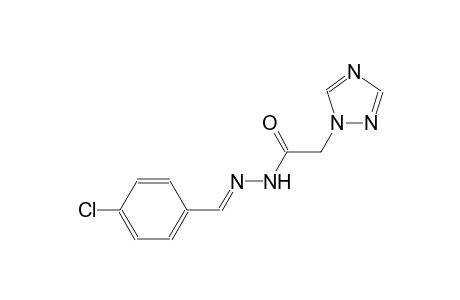 N'-[(E)-(4-chlorophenyl)methylidene]-2-(1H-1,2,4-triazol-1-yl)acetohydrazide