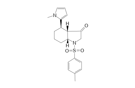 (3aS,4R,7aR)-1-Tosyl-4-(1'-methyl-1'H-2'-pyrrolyl)-perhydro-3-indolone