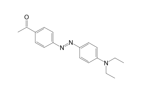 4'-[(p-diethylaminophenyl)azo]acetophenone