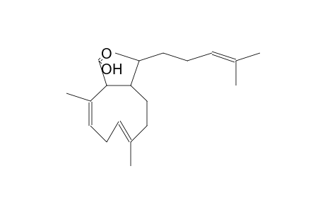 2,5-CYCLONONADIENE-1-CARBOXYLIC ACID, 9-(1,5-DIMETHYL-4-HEXENYL)-2,6-DIMETHYL-