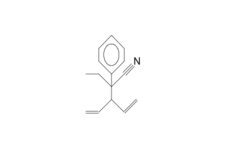 2-Ethyl-2-phenyl-3-vinyl-pent-4-enenitrile