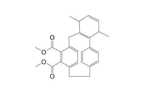 Dimethyl 10,11-(3',6'-dihydro-3',6'-dimethylbenzo)[3.2]paracyclophane-4',5'-dicarboxylate