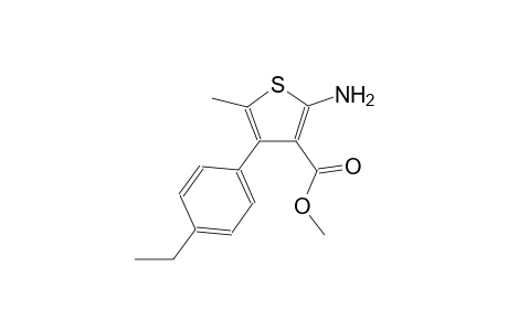 methyl 2-amino-4-(4-ethylphenyl)-5-methyl-3-thiophenecarboxylate