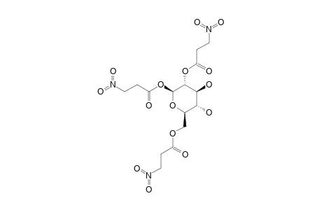 KARAKIN;1,2,6-TRI-O-(3-NITROPROPANOYL)-BETA-D-GLUCOPYRANOSE