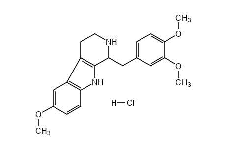 6-methoxy-1,3,4,9-tetrahydro-1-veratryl-2H-pyrido[3,4-b]indole, monohydrochloride