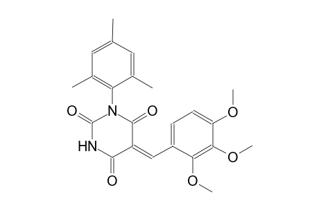 (5Z)-1-mesityl-5-(2,3,4-trimethoxybenzylidene)-2,4,6(1H,3H,5H)-pyrimidinetrione
