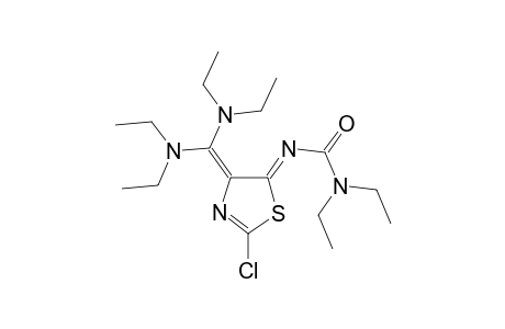 N-2-Chloro-4-bis-diethylaminomethylene-4,5-dihydro-5-thiazolidene-N',N'-diethylurea