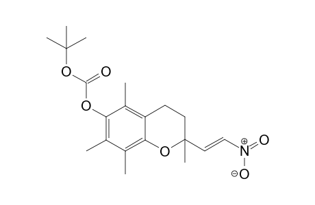 (6-((tert-butoxycarbonyl)oxy)-2,5,7,8-tetramethyl-2-[(E)2-nitrovinyl]chroman)