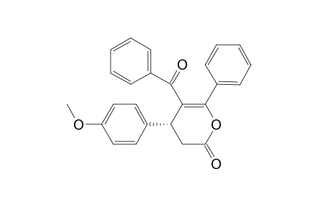 (R)-5-benzoyl-4-(4-methoxyphenyl)-6-phenyl-3,4-dihydro-2H-pyran-2-one