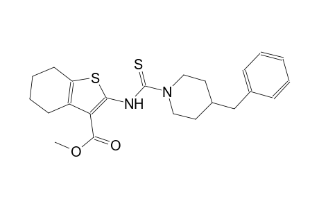 methyl 2-{[(4-benzyl-1-piperidinyl)carbothioyl]amino}-4,5,6,7-tetrahydro-1-benzothiophene-3-carboxylate