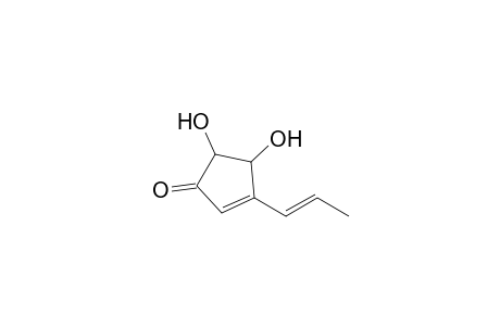 2-Cyclopenten-1-one, 4,5-dihydroxy-3-(1-propenyl)-
