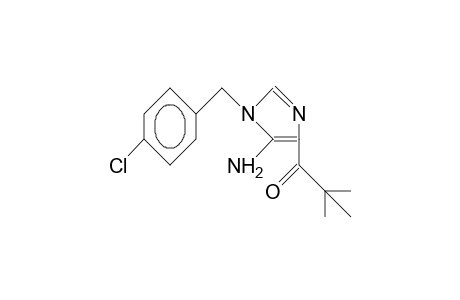 5-Amino-1-(4-chloro-benzyl)-4-pivaloyl-imidazole