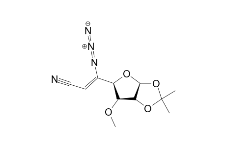 (Z)-5-Azido-5,6-dideoxy-1,2-O-isopropylidene-3-O-methyl-5-.alpha.-D-xylo-hepteno-furannurononitrile