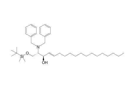 (2S,3R,4E)-2-(N,N-Dibenzylamino)-1-O-(tert-butyldimethylsilyl)-4-octadecene-1,3-diol