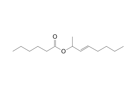 Hexanoic acid, oct-3-en-2-yl ester