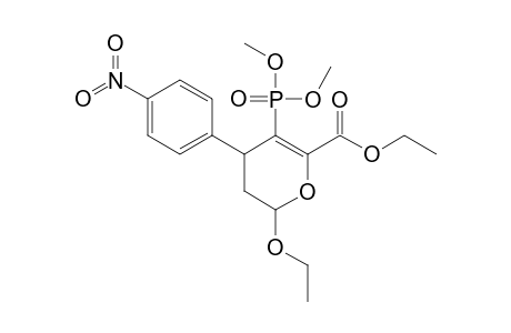 5-(DIMETHOXYPHOSPHORYL)-2-ETHOXY-6-ETHOXYCARBONYL-3,4-DIHYDRO-4-(4-NITROPHENYL)-2H-PYRAN;TRANS-ISOMER