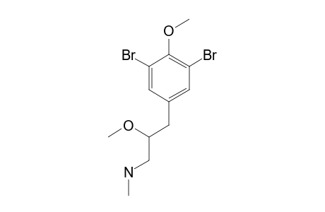 3-(3,5-DIBROMO-4-METHOXYPHENYL)-2-METHOXY-N-METHYLPROPAN-1-AMMONIUM