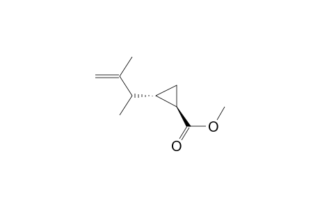 (E)-1-CARBOMETHOXY-2-(2-METHYL-1-BUTEN-3-YL)CYCLOPROPANE (DIASTEREOMERMIXTURE)