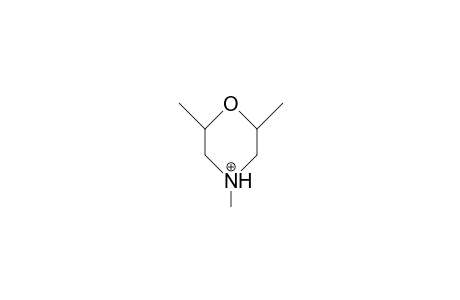 cis-2,4,6-Trimethyl-morpholine cation