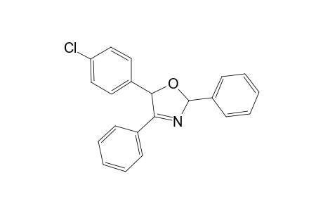 Oxazole, 5-(4-chlorophenyl)-2,5-dihydro-2,4-diphenyl-