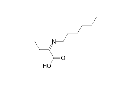 Butanoic acid, 2-hexylimino-