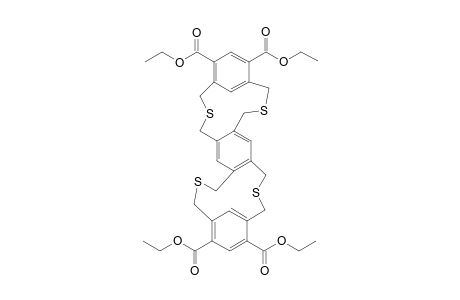 5,7,23,25-tetrakis( Acetoxymethyl)-2,11,20,29-tetrathia[3.3](1,3)(1,2)-[3.3](4,5)(1,3)benzeno<3>phane