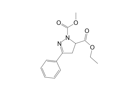 5-Ethyl 1-methyl 3-phenyl-4,5-dihydro-1H-pyrazole-1,5-dicarboxylate