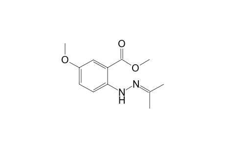 Methyl 5-methoxy-2-(2-(propan-2-ylidene)hydrazinyl)benzoate
