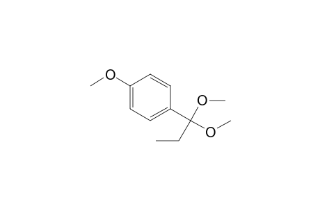 1-(1,1-dimethoxypropyl)-4-methoxybenzene