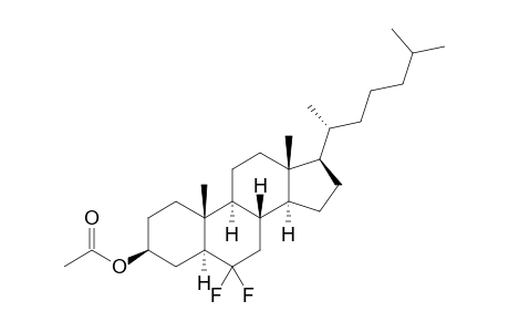 3.beta.-Acetoxy-6,6-difluoro-5.alpha.-cholestane