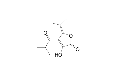 3-hydroxy-4-(2-methyl-1-oxopropyl)-5-propan-2-ylidene-2-furanone