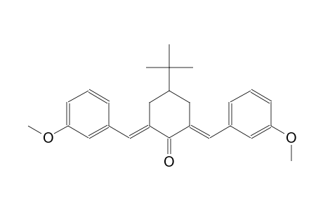 cyclohexanone, 4-(1,1-dimethylethyl)-2,6-bis[(3-methoxyphenyl)methylene]-, (2E,6E)-