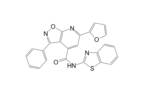 N-(1,3-benzothiazol-2-yl)-6-(2-furyl)-3-phenylisoxazolo[5,4-b]pyridine-4-carboxamide