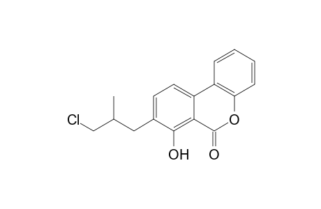 7-Hydroxy-8-(3-chloro-2-methylpropyl)-6H-benzo[c]chromen-6-one