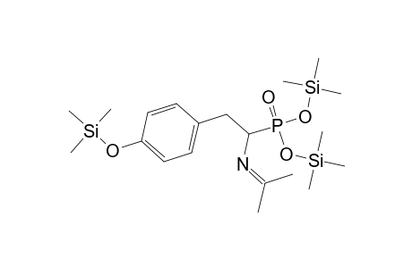 Phosphonic acid, [1-[(1-methylethylidene)amino]-2-[4-[(trimethylsilyl)oxy]phenyl]ethyl]-, bis(trimethylsilyl) ester