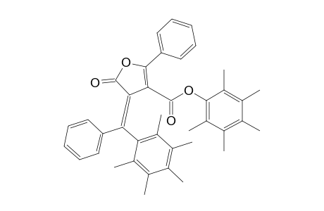 2',3',4',5',6'-Pentamethylphenyl 2,3-dihydro-2-oxo-5-phenyl-3-[(E)-(phenyl)(2'',3'',4'',5'',6''-pentamethylphenyl)methylidene]furan-4-carboxylate