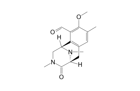 10-Formyl-1,2,3,4,5,6-hexahydro-1,5-imino-9-methoxy-3,8,11-trimethyl-4-oxo-3-benzazocine