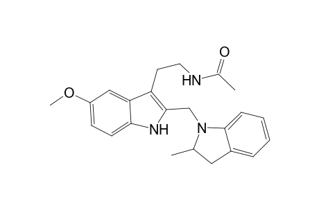 N-(2-{5-Methoxy-2-[(2-methyl-2,3-dihydro-1H-indol-1yl)methyl)]-1H-indole-3-yl}ethyl)acetamide