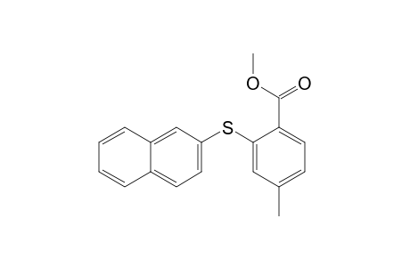 Methyl 4-methyl-2-(naphth-2-ylsulfanyl)benzoate
