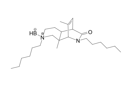 3,9-Dihexyl-9-boranyl-1,11-dimethyl-3,9-diazatricyclo[6.4.0.2(2,5)]dodec-11-ene-4-one