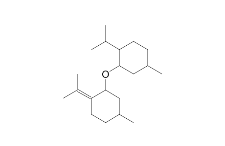 2-Isopropyl-5-methylcyclohexyl 5-methyl-2-(1-methylethylidene)cyclohexyl ether
