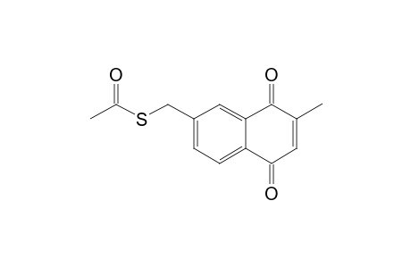 S-[(7-METHYL-5,8-DIOXO-5,8-DIHYDRO-NAPHTHALEN-2-YL)-METHYL]-ETHANETHIONATE