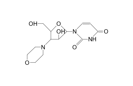 1-(3'-Deoxy-3'-morpholinyl-B-D-arabino-furanosyl)-uracil