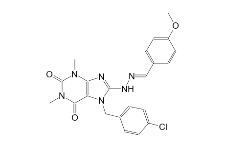 4-methoxybenzaldehyde [7-(4-chlorobenzyl)-1,3-dimethyl-2,6-dioxo-2,3,6,7-tetrahydro-1H-purin-8-yl]hydrazone